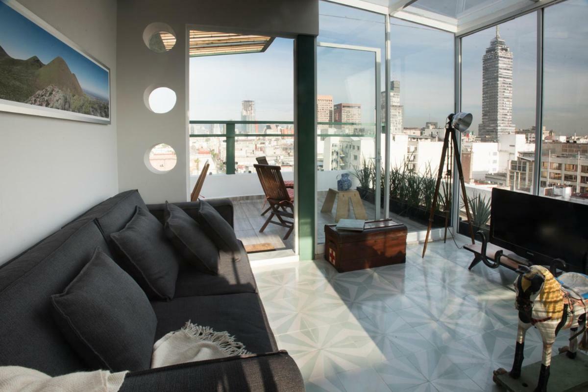 Duplex/Terraza Privada En Corazon Centro Historico Διαμέρισμα Μεξικό Εξωτερικό φωτογραφία